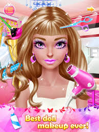 make up games doll makeover on the app