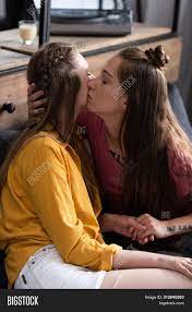 Two Lesbians Kissing Image & Photo (Free Trial) | Bigstock