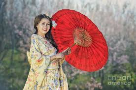 They want to meet foreign guys but have no idea where to start. Attractive Asian Woman Wearing Traditional Japanese Kimono Photograph By Sasin Tipchai