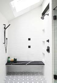 Sloped Ceiling Shower Design Ideas