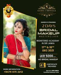 bridal makeup mastercl sri lankan