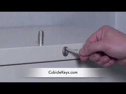 install on a steelcase file cabinet