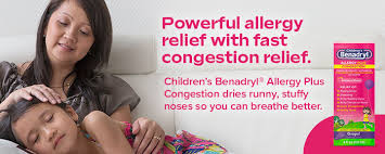 benadryl d children s allergy sinus
