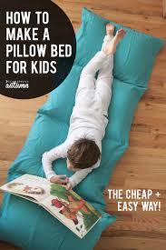 kids pillow bed