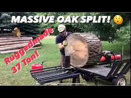 ruggedmade 37 ton wood splitter you