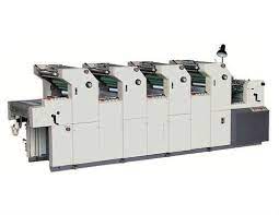 four color offset printing machine at