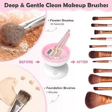 electric makeup brush cleaner fast