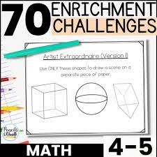 math enrichment activities for early