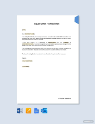 promotion letter template in pdf free