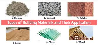 building materials used in construction