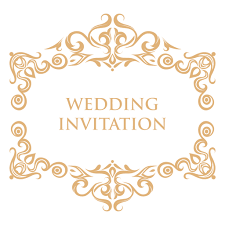 Wedding Invitation Label 2 Transparent Png Svg Vector