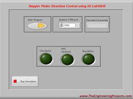 stepper motor direction control in