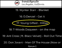 This Week On Trend City Radio Charts Young Gifted Hit Single