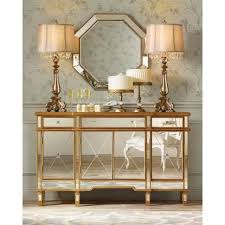 Console Table Lamp Mirrored Furniture