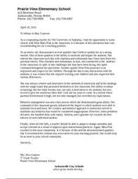 Student Teacher Recommendation Letter Examples Letter Of