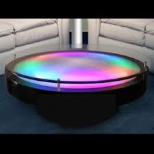 Led lights on the underside of the sobro coffee table make for amazing ambiance and set the mood for a netflix night or your next big bash. Rainbow Coffee Table Yes Please For The Home Pinterest Round Coffee Table Modern Acrylic Coffee Table Contemporary Coffee Table