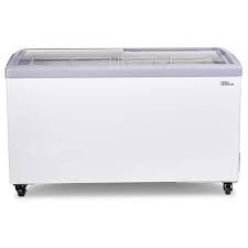 Premium Pfr740g 7 4 Cu Ft Chest Freezer With Curved Glass Top In White