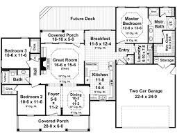 cote house plan with 3 bedrooms and