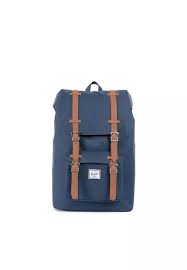 herschel little america mid volume backpack blue size uni