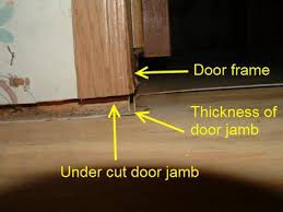 should door jambs be cut in a mobile