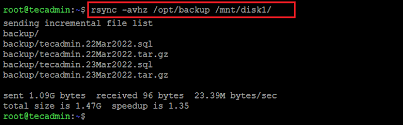 rsync commad in linux with 12 practical