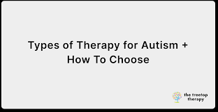 types of therapy for autism how to choose