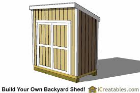 Garden Shed Plans 4x8 Lean To Shed