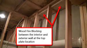 fire blocking your basement framing it