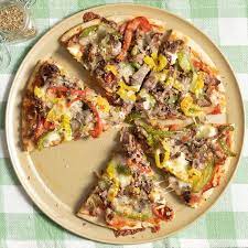 Traditional Philly Cheesesteak Pizza Recipe How To Make It gambar png