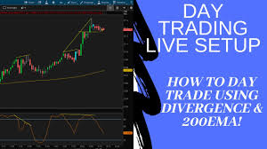 Day Trading S P Emini Futures With Divergence 200ema In Real Time