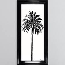 White Palm Tree 3 Framed Wall Art 1wall