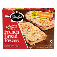 french bread pizza extra cheese