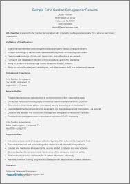 Ultrasound Resume Examples Examples Resume Examples