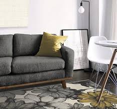 what color rug matches a gray couch
