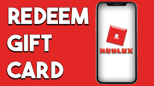 redeem roblox gift card on mobile phone