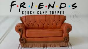 friends couch cake topper tutorial