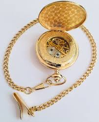 Gold Pocket Watch Gw1043 1 Clocks Com Au