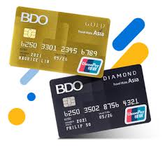 credit cards bdo unibank inc