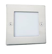 square led recessed wall light