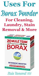 Uses For Borax Powder For Cleaning Laundry Stain Removal