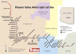 phoenix valley metro light rail route