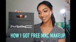 how i got free mac makeup back to