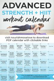 30 Day Advanced Workout Plan S