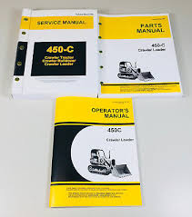 service manual set for john deere 450c
