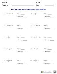 This set of printable worksheets. Accuracy And Precision Worksheet Answers Finding Slope And Y Intercept From A Linear Equatio Algebra Worksheets Writing Linear Equations Pre Algebra Worksheets