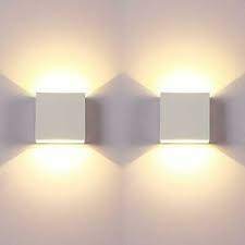 Led Wall Light 2 Pcs Indoor Modern Wall