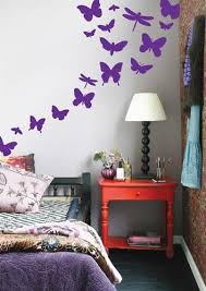 Erflies Purple Wallsticker