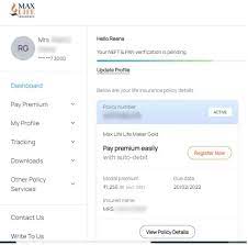 Max Life Insurance Premium Details gambar png