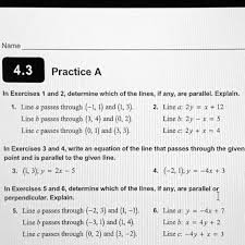 4 3 Practice A In Exercises