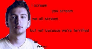 Funny valentine sports card from her. Twenty One Pilots Skeleton Clique Valentine Card Tyler Joseph Twenty One Pilots Valentines Day Memes Twenty One